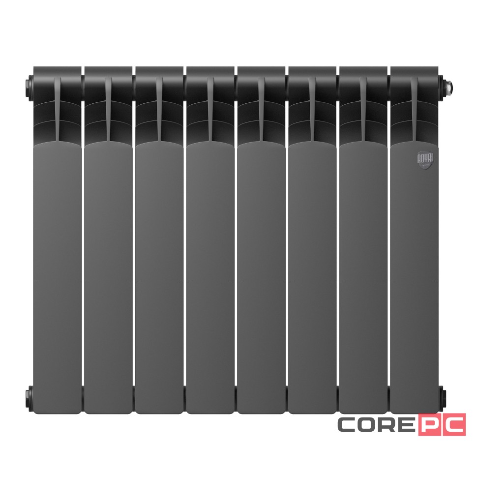 Радиатор Royal Thermo Revolution Bimetall 500 2.0/Noir Sable  -  8 секц.