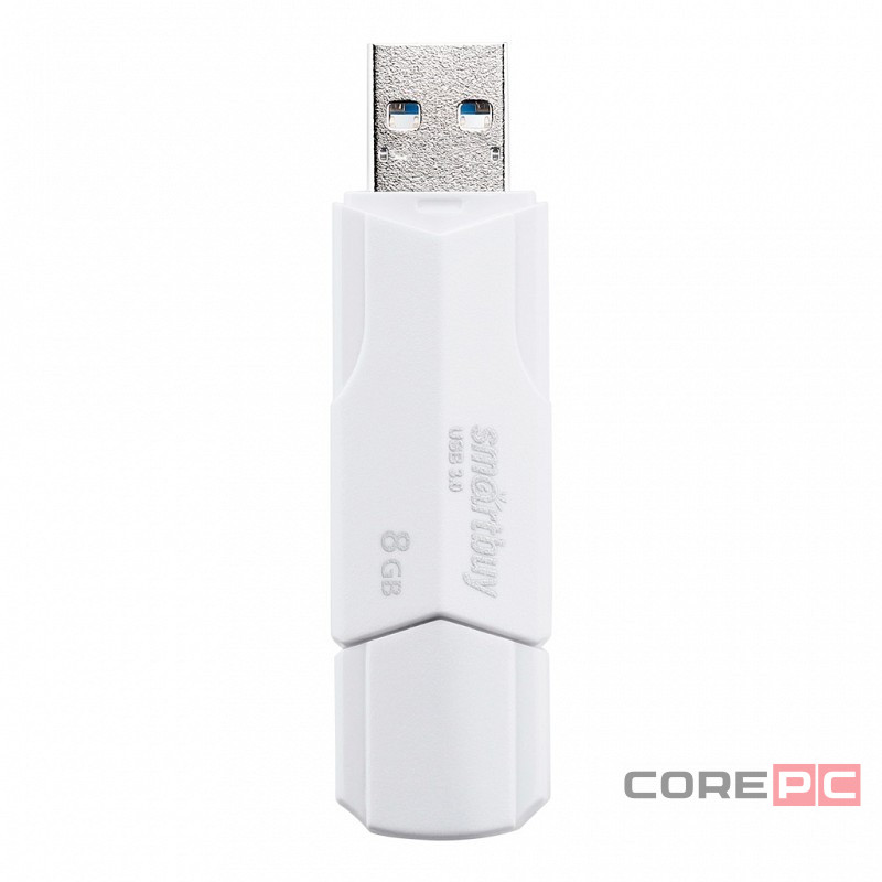 3.1 USB флеш накопитель SmartBuy 32GB CLUE White (SB32GBCLU-W3)