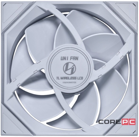 Вентилятор для корпуса Lian Li UNI FAN TL WIRELESS LCD 140 14TLLCD1W1W ARGB White (G99.14TLLCD1W1W.R0)