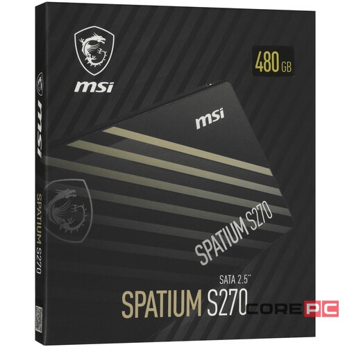 Твердотельный накопитель MSI 480 Gb SPATIUM S270 (S78-440E350-P83)