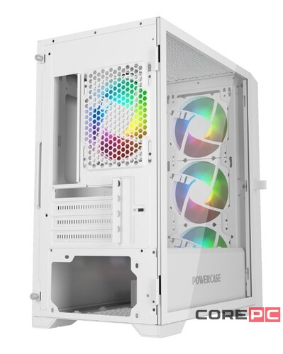 Компьютерный корпус Powercase MISTRAL Micro X4W TG White (CMMXW-L4)