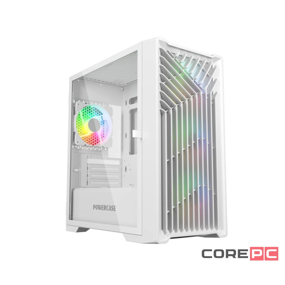 Компьютерный корпус Powercase MISTRAL Micro X4W TG White (CMMXW-L4)