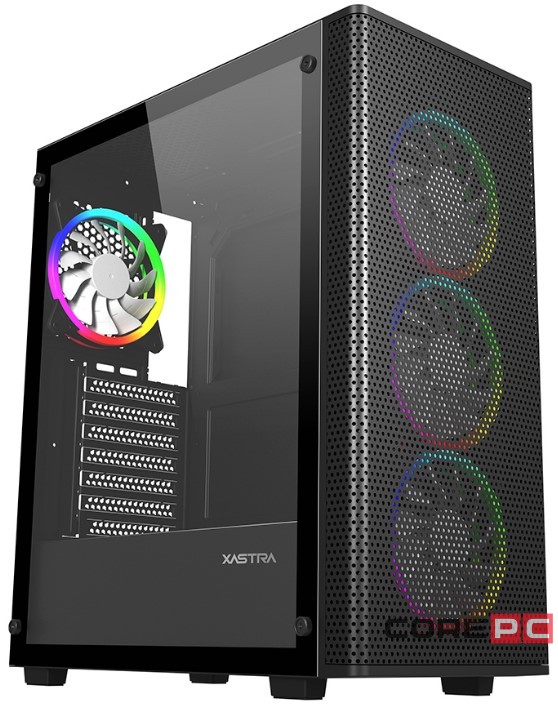 Компьютерный корпус XASTRA A300 4FRGB Black (A300-4FR12F)