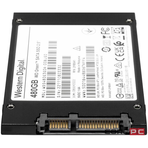 Твердотельный накопитель Western Digital 480 Gb Green WDS480G3G0A