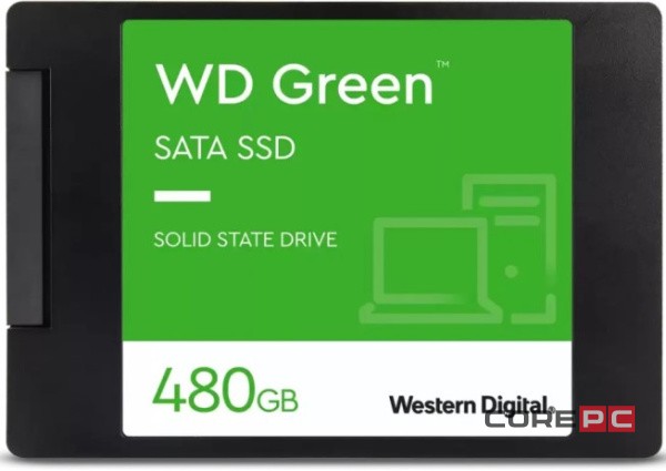 Твердотельный накопитель Western Digital 480 Gb Green WDS480G3G0A