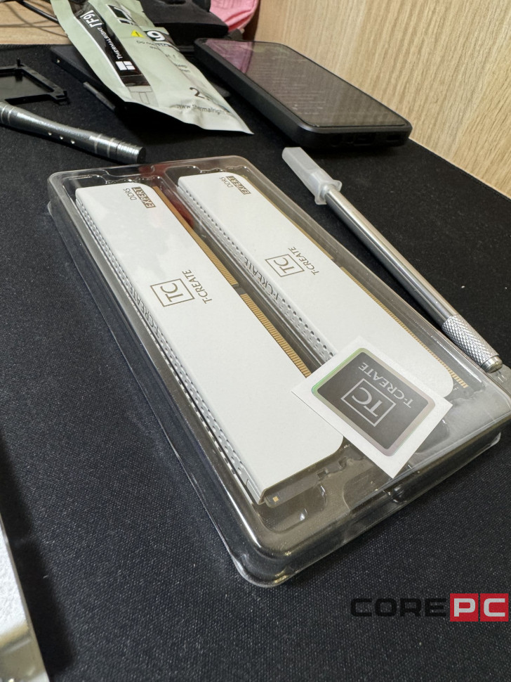 Оперативная память 64 Gb 6400 MHz Team Group T-CREATE Expert White (CTCWD564G6400HC34BDC01)