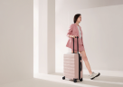 Чемодан Xiaomi Ninetygo Rhine Luggage 24" 66 х 45,5 х 25,5см/66л/4,1кг (розовый)