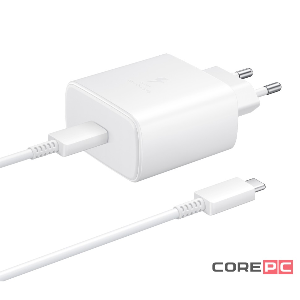 Сетевое зарядное устройство Samsung Super Fast Charger Type-C/PD3.0 /45W (белый)