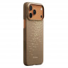 Накладка для i-Phone 17 Pro Max Pitaka Glints of Gold (Golden Glint) Protective Case золотистый
