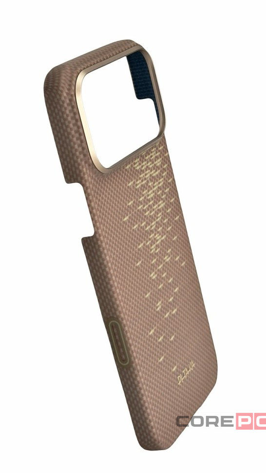 Накладка для i-Phone 17 Pro Max Pitaka Glints of Gold (Golden Glint) Protective Case золотистый