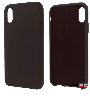 Чехол-накладка Silicon Case для iPhone Xr силикон (черный)