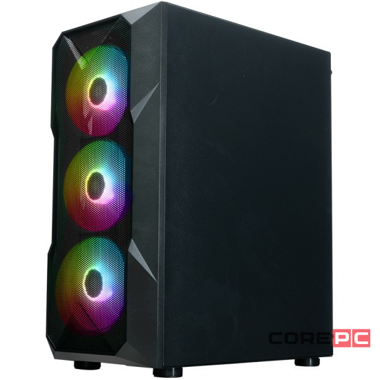 Компьютерный корпус XASTRA A304 4FRGB TG Black (A304-4FC12F)