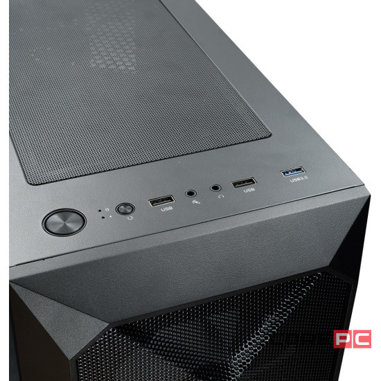 Компьютерный корпус XASTRA A304 4FRGB TG Black (A304-4FC12F)