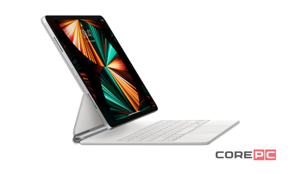 Apple Magic Keyboard с трекпадом для iPad Pro 12.9" (3-го, 4-го, 5-го и 6-го поколений) русская раскладка (белый) (MJQL3)