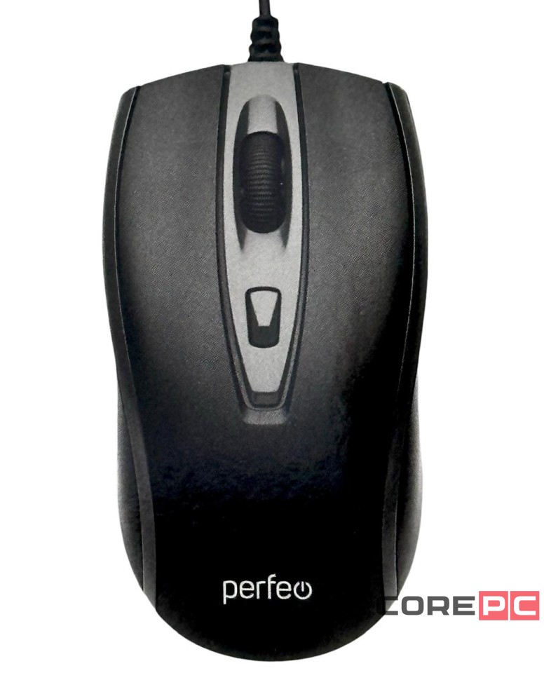 Perfeo мышь оптическая PROFIL, 4 кн, USB, чёрная