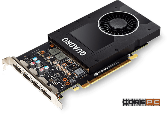 Видеокарта NVIDIA (VCQP2000-SB) GeForce Quadro P2000 5GB