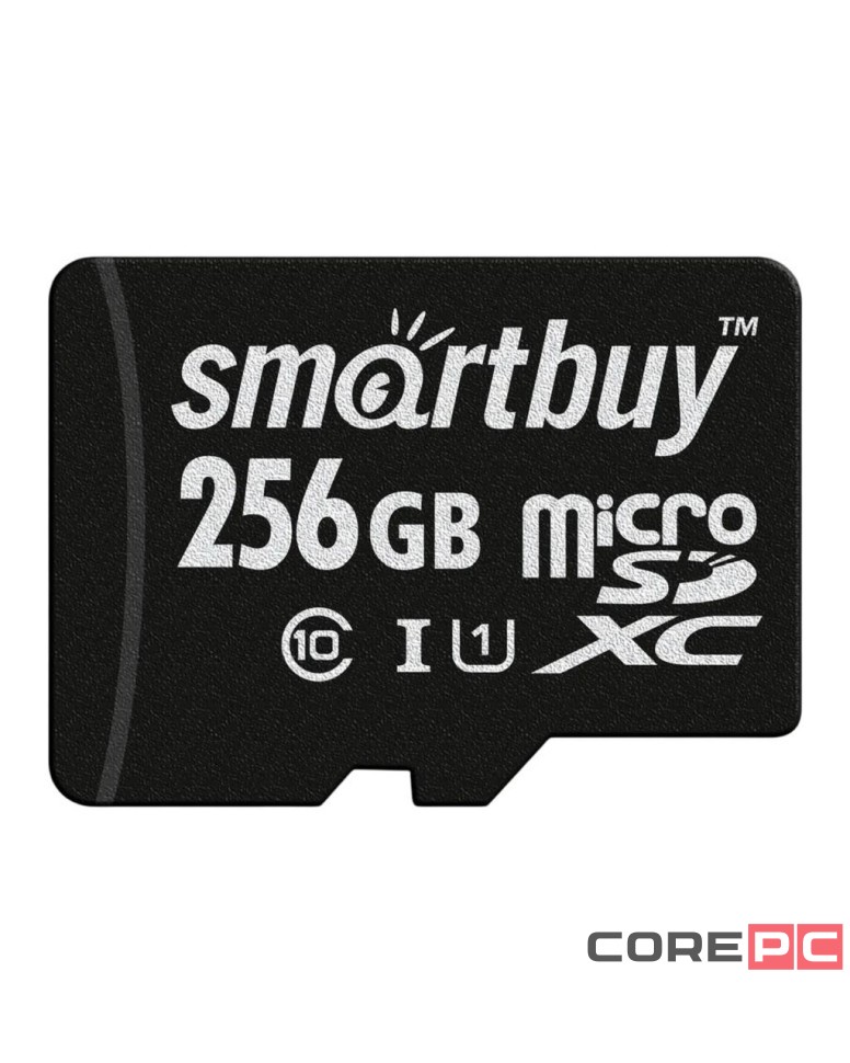 micro SDXC карта памяти Smartbuy 256GB Class 10 UHS-1 (без адаптера)