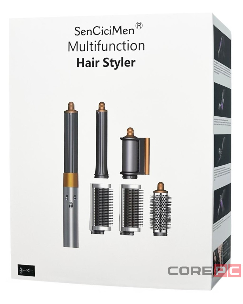 Мультистайлер SenCiciMen X9 Pro EU( европейской вилкой) Насадок 6шт серый