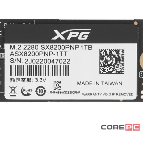 Твердотельный накопитель ADATA XPG 1024 Gb XPG SX8200 PRO ASX8200PNP-1TT-C