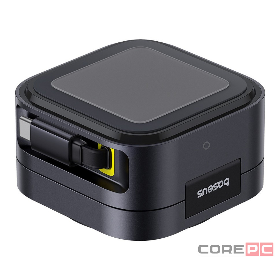 Беспроводное зарядное устройство 2в1 Baseus PicoGo Series Qi2 67W (P10276800123-00) черное