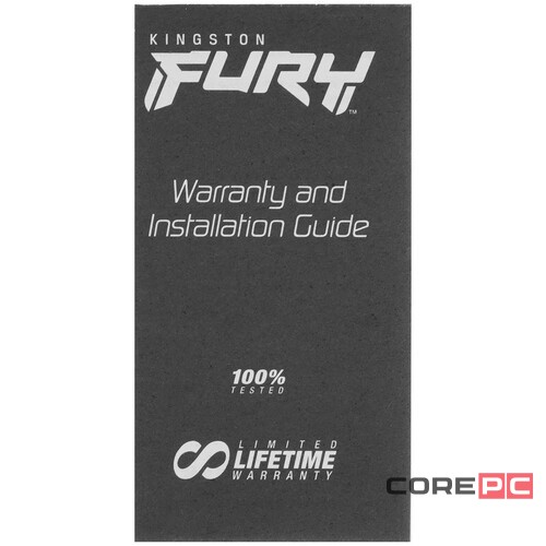Оперативная память 8 Gb 3200 MHz Kingston FURY Beast RGB XMP Black (KF432C16BB2A/8)