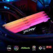 Оперативная память 8 Gb 3200 MHz Kingston FURY Beast RGB XMP Black (KF432C16BB2A/8)