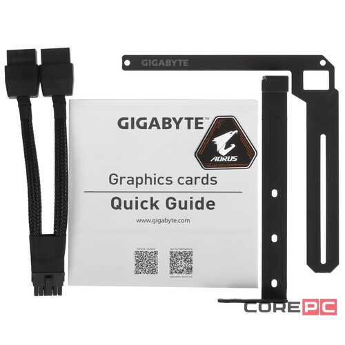 Видеокарта Gigabyte (GV-N407SAORUS M-12GD) GeForce RTX 4070 SUPER 12GB AORUS MASTER