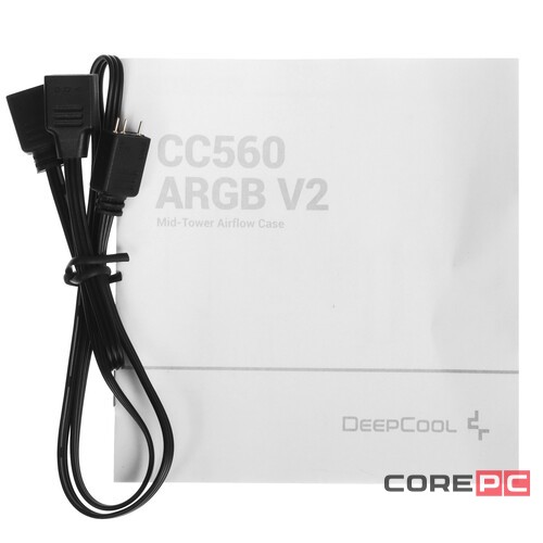 Компьютерный корпус Deepcool CC560 ARGB V2 Black R-CC560-BKTAA4-G-2
