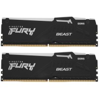 Оперативная память 64 Gb 5600 MHz Kingston FURY Beast RGB Black (KF556C40BBAK2-64)