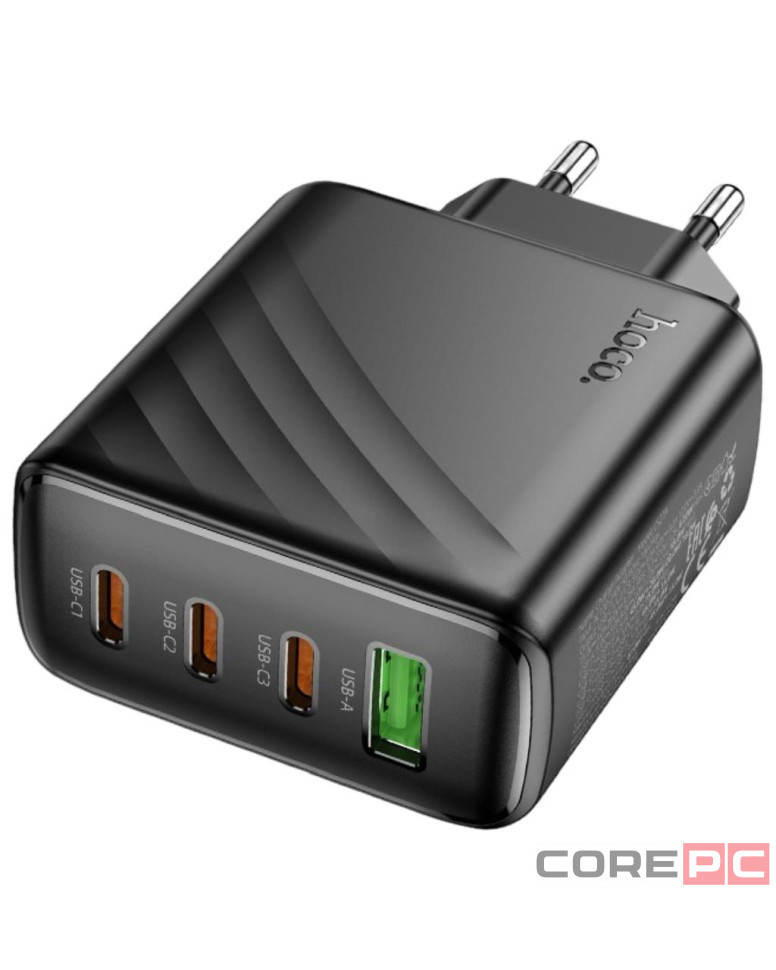 Сетевое зар. устр. Hoco CS27A 1USB/3C 67W черное