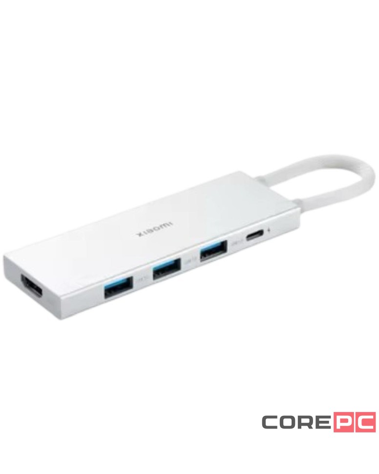 USB-хаб Xiaomi Type-C 5в1 3USB/1USB-C/HDMI XMDS05YM белый