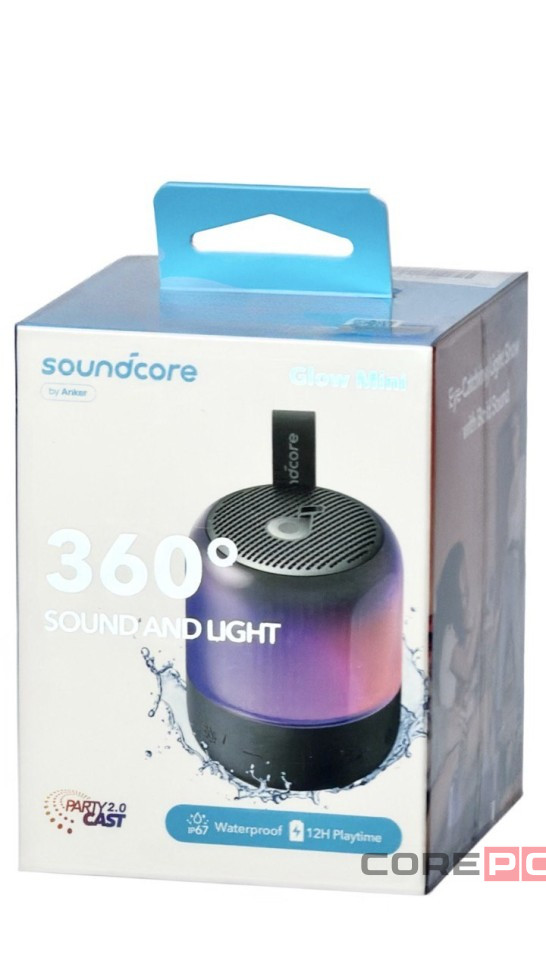 Bluetooth колонка Anker Soundcore Glow mini A3136 черная