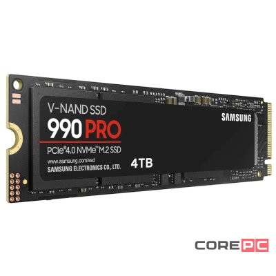 Твердотельный накопитель Samsung 4000 Gb 990 PRO (MZ-V9P4T0BW)