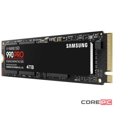 Твердотельный накопитель Samsung 4000 Gb 990 PRO (MZ-V9P4T0BW)