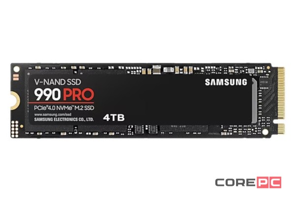 Твердотельный накопитель Samsung 4000 Gb 990 PRO (MZ-V9P4T0BW)