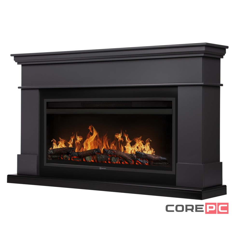 Каминокомплект: Очаг Electrolux EFP/P-3620LS, портал California 42/40/36, графит