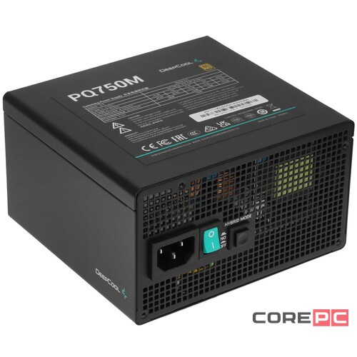 Блок питания Deepcool 750W PQ750M R-PQ750M-FA0B-EU