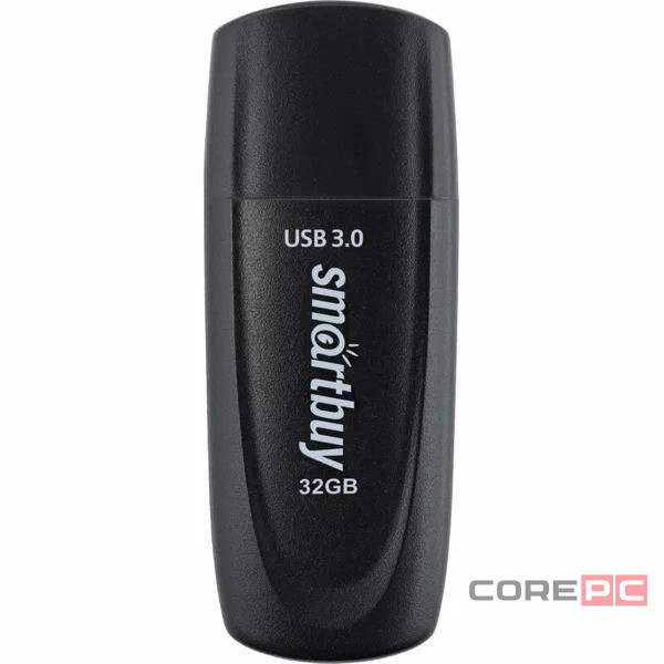 3.0/3.1 USB флеш накопитель Smartbuy 032GB Scout Black (SB032GB3SCK)