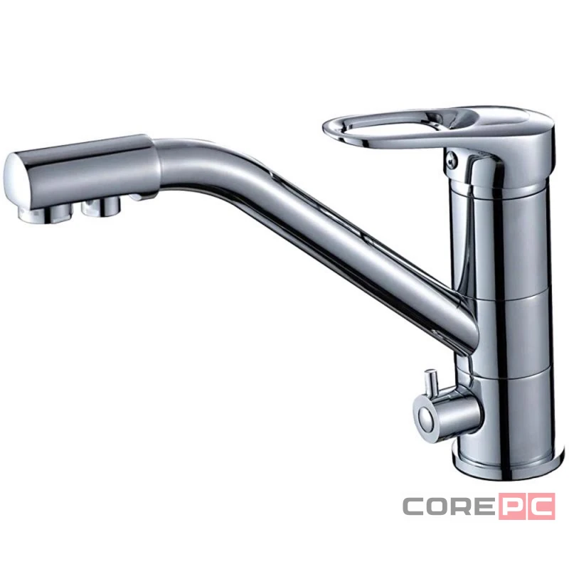 Смеситель для кухни Haiba HB4304, рычажное управление, цвет хром