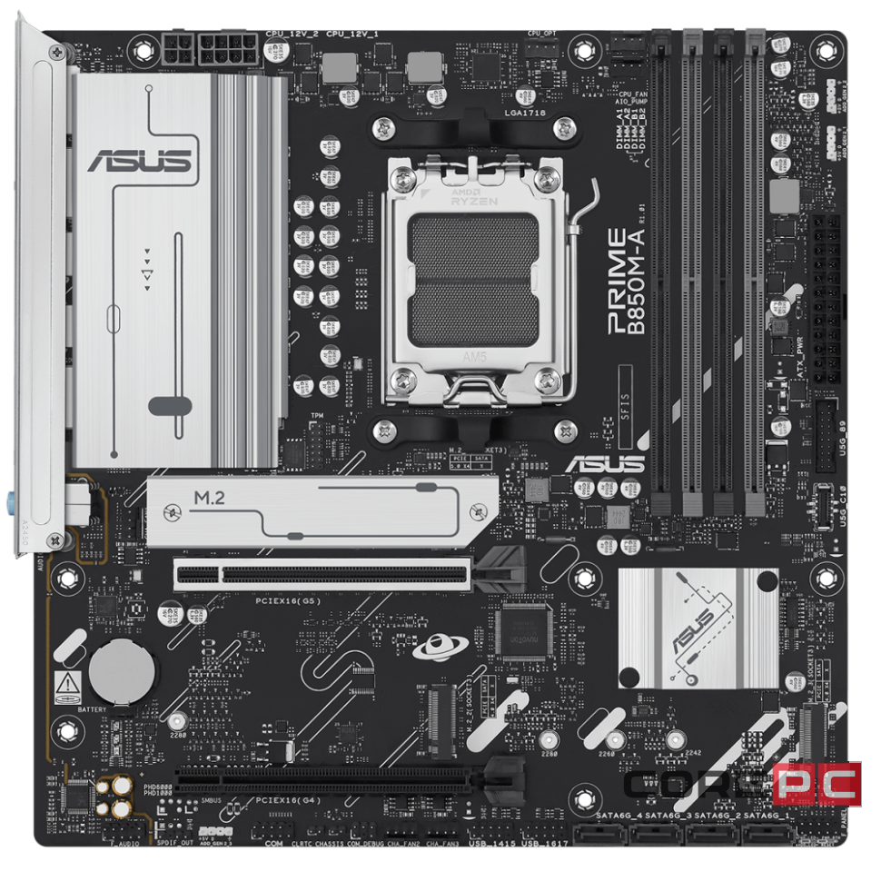 Материнская плата ASUS PRIME B850M-A-CSM (90MB1LQ0-M0EAYC)