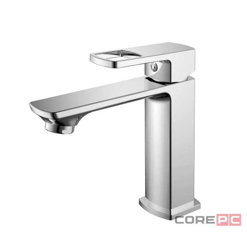 Смеситель для раковины Haiba HB10176, рычажное управление, цвет хром