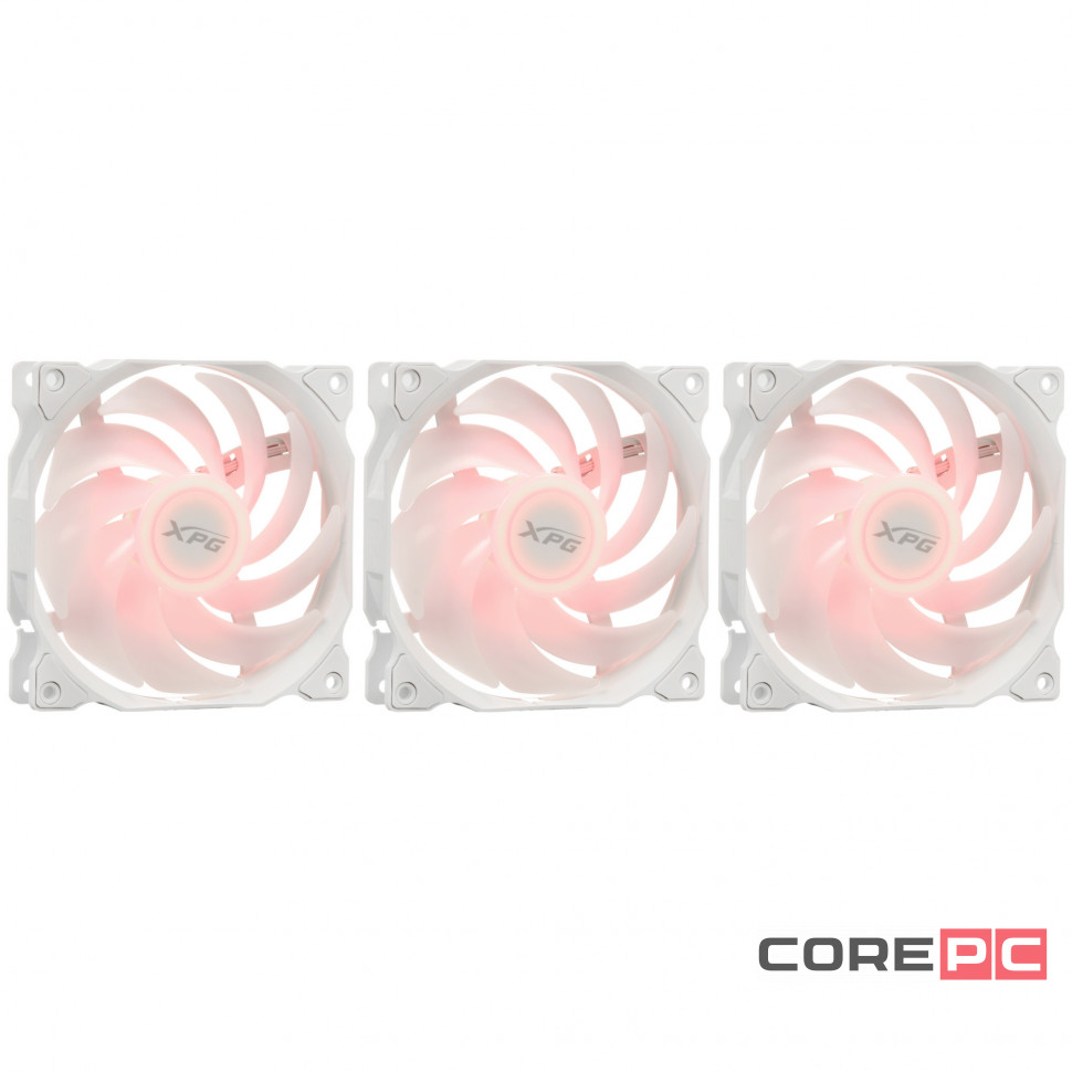 Комплект вентиляторов для корпуса ADATA XPG VENTO120ARGBPWM3C-WHCWW