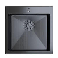 Кухонная мойка MIXLINE 552931, Врезная, цвет черный графит