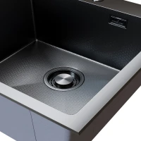 Кухонная мойка MIXLINE 552931, Врезная, цвет черный графит