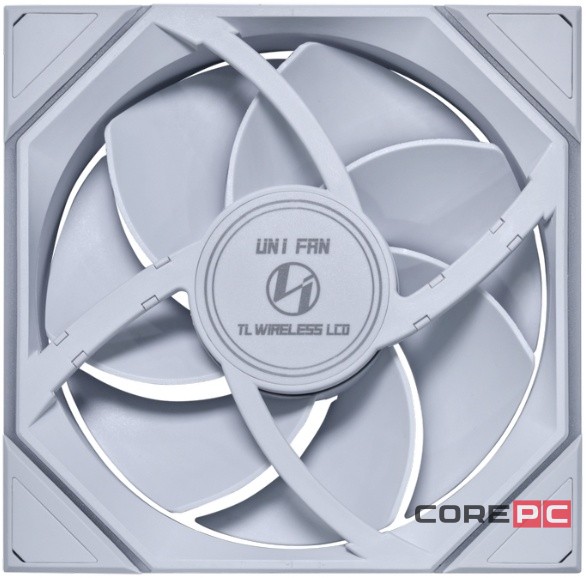 Вентилятор для корпуса Lian Li UNI FAN TL WIRELESS LCD 140 Reverse 14RTLLCD1W1W ARGB White (G99.14RTLLCD1W1W.R0)
