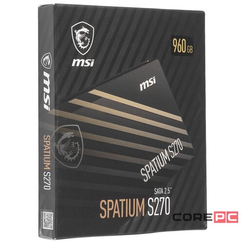Твердотельный накопитель MSI 960 Gb SPATIUM S270 (S78-440P130-P83)