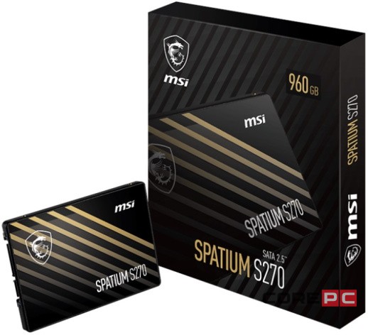 Твердотельный накопитель MSI 960 Gb SPATIUM S270 (S78-440P130-P83)