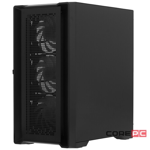 Компьютерный корпус Powercase BYTEFLOW Micro TG ARGB Black (CAMBFB-A4)