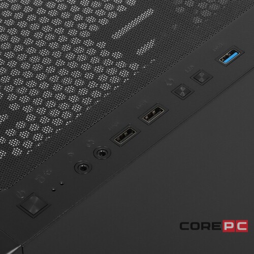 Компьютерный корпус Powercase BYTEFLOW Micro TG ARGB Black (CAMBFB-A4)