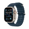 Apple Watch Ultra 2 49 mm Titanium Case Blue Ocean Band (One Size)